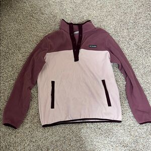 Columbia Two-Tone Pink Pullover